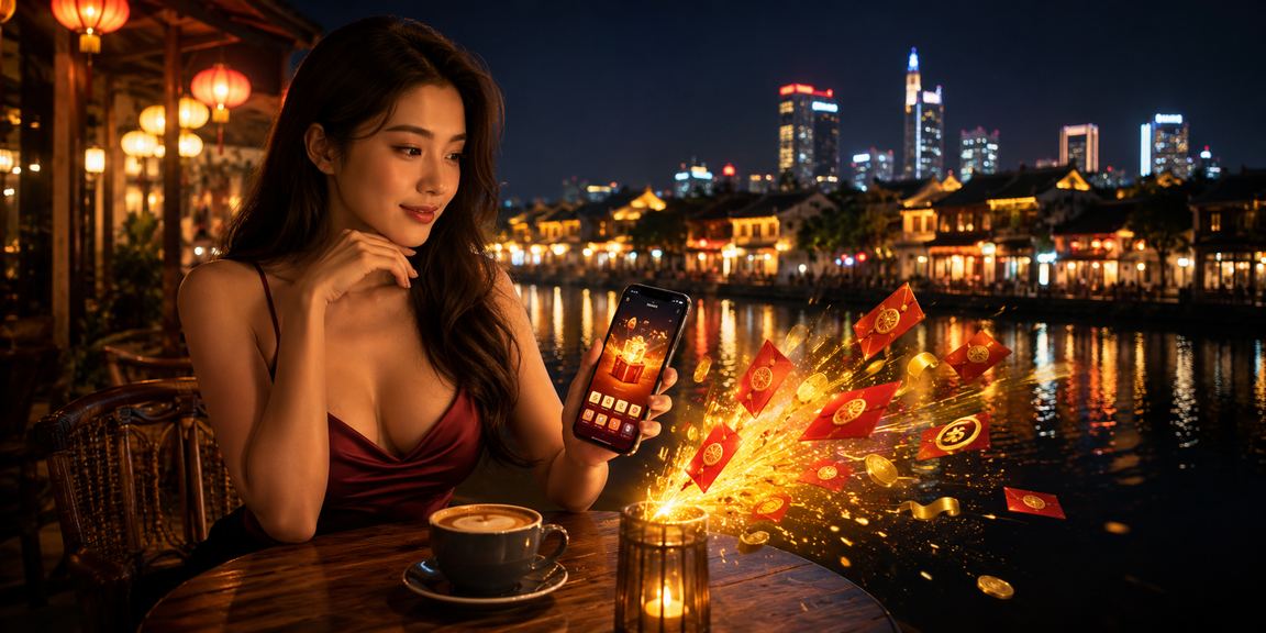 Bì thư đỏ và ly cà phê Hội An – biểu tượng của phong tục thưởng và may mắn trong văn hóa Việt
